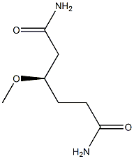 [R,(+)]-3-Methoxyhexanediamide Struktur