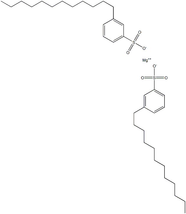 Bis(3-dodecylbenzenesulfonic acid)magnesium salt Struktur