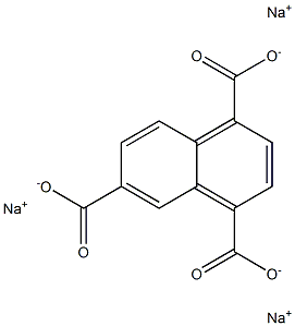 1,4,6-Naphthalenetricarboxylic acid trisodium salt Struktur