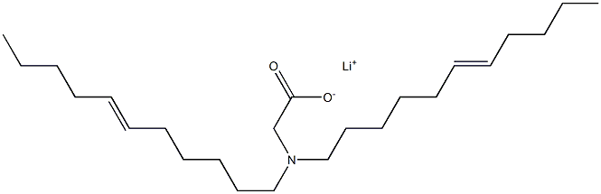 N,N-Di(6-undecenyl)aminoacetic acid lithium salt Struktur