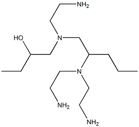 1-[N-(2-Aminoethyl)-N-[2-[bis(2-aminoethyl)amino]pentyl]amino]-2-butanol Struktur