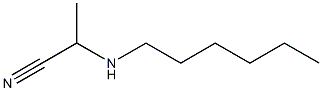 2-Hexylaminopropionitrile Struktur