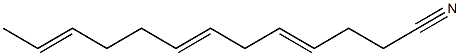 4,7,11-Tridecatrienenitrile Struktur