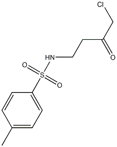 N-(4-Chloro-3-oxobutyl)-4-methylbenzenesulfonamide Struktur