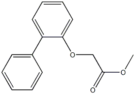 2-(2-Phenylphenoxy)acetic acid methyl ester Struktur