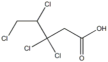 3,3,4,5-Tetrachlorovaleric acid Struktur