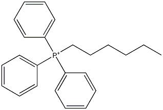 Hexyltriphenylphosphonium Struktur