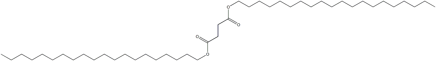 Succinic acid diicosyl ester Struktur