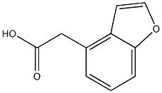 Benzofuran-4-acetic acid Struktur