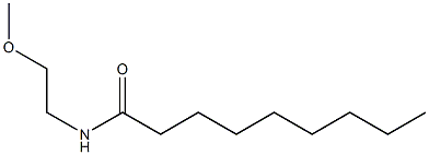 N-(2-Methoxyethyl)nonanamide Struktur