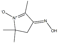 2,5,5-Trimethyl-3-hydroxyimino-1-pyrroline 1-oxide Struktur