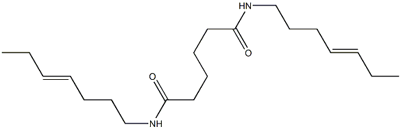 N,N'-Di(4-heptenyl)adipamide Struktur