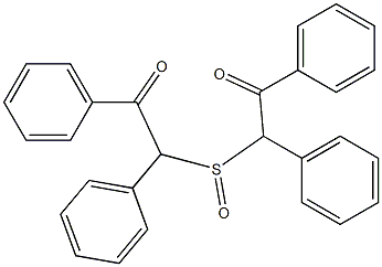 Phenylphenacyl sulfoxide Struktur