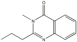 2-Propyl-3-methylquinazolin-4(3H)-one Struktur