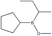 Cyclopentyl sec-butyl(methoxy)borane Struktur