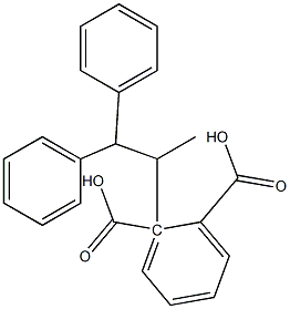 (-)-Phthalic acid hydrogen 1-[(S)-2,2-diphenyl-1-methylethyl] ester Struktur