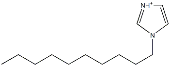 1-Decylimidazolium Struktur