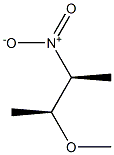 (2S,3S)-2-Methoxy-3-nitrobutane Struktur