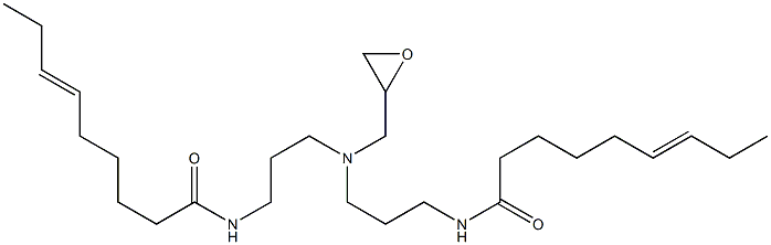 N,N-Bis[3-(6-nonenoylamino)propyl]glycidylamine Struktur