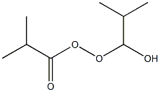 2-Methylperoxypropionic acid 1-hydroxy-2-methylpropyl ester Struktur