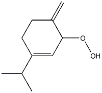 p-Mentha-1(7),3-dien-2-yl hydroperoxide Struktur