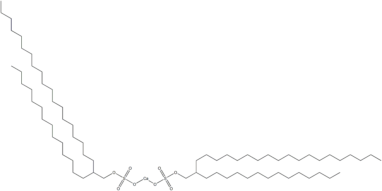 Bis(2-tetradecylhenicosyloxysulfonyloxy)calcium Struktur