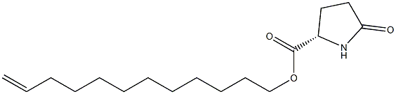 (S)-5-Oxopyrrolidine-2-carboxylic acid 11-dodecenyl ester Struktur