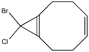 9-Bromo-9-chlorobicyclo[6.1.0]nona-1(8),4-diene Struktur