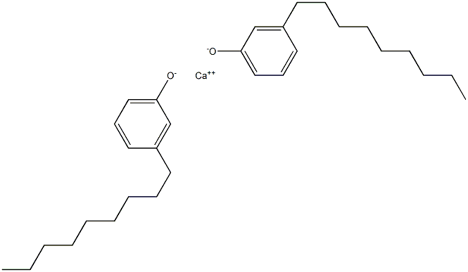 Calcium bis(3-nonylphenolate) Struktur