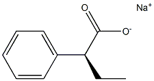 (2S)-2-Phenylbutyric acid sodium salt Struktur