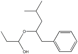 Propionaldehyde benzylisoamyl acetal Struktur