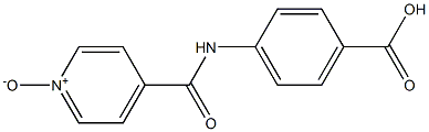 4-[(4-Carboxyphenyl)aminocarbonyl]pyridine 1-oxide Struktur