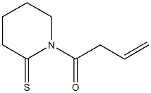 1-(3-Butenoyl)piperidine-2-thione Struktur