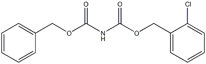 N-[(2-Chlorobenzyl)oxycarbonyl]carbamic acid benzyl ester Struktur