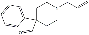 1-Allyl-4-phenyl-4-piperidinecarbaldehyde Struktur