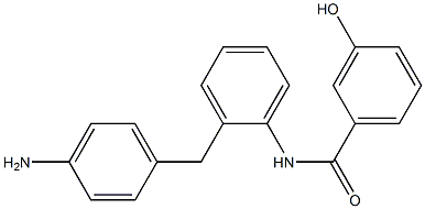 N-[2-(4-Aminobenzyl)phenyl]-3-hydroxybenzamide Struktur