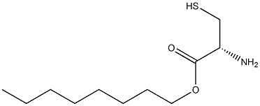 (R)-2-Amino-3-mercaptopropionic acid octyl ester Struktur