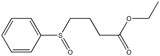 4-Phenylsulfinylbutyric acid ethyl ester Struktur