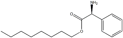 (S)-2-Phenyl-2-aminoacetic acid octyl ester Struktur