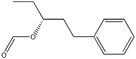 (+)-Formic acid (R)-1-phenylpentane-3-yl ester Struktur