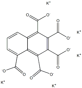 1,2,3,4,5-Naphthalenepentacarboxylic acid pentapotassium salt Struktur