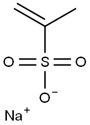 1-Propene-2-sulfonic acid sodium salt Struktur