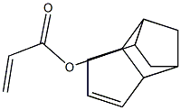 Acrylic acid tricyclo[5.2.1.02,6]dec-3-en-8-yl ester Struktur