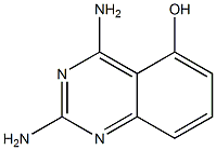 2,4-Diaminoquinazolin-5-ol Struktur