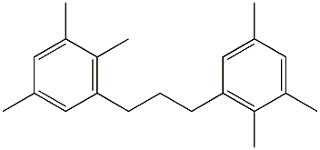 3,3'-(1,3-Propanediyl)bis(1,2,5-trimethylbenzene) Struktur