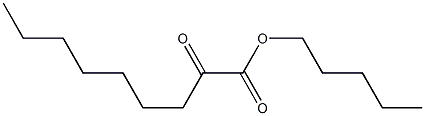 2-Ketopelargonic acid pentyl ester Struktur