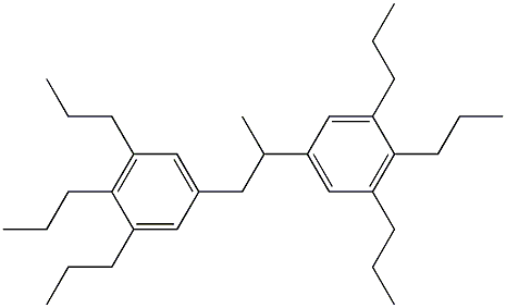 5,5'-(1,2-Propanediyl)bis(1,2,3-tripropylbenzene) Struktur