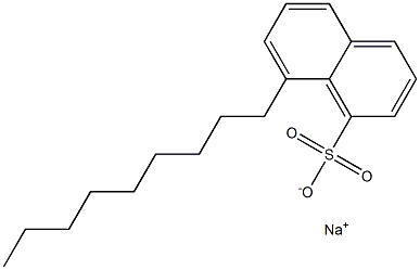 8-Nonyl-1-naphthalenesulfonic acid sodium salt Struktur