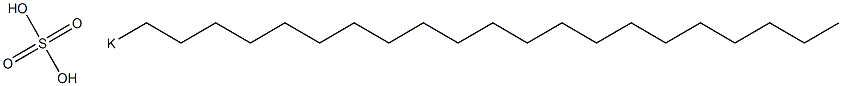 Sulfuric acid henicosyl=potassium salt Struktur