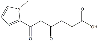 6-(1-Methyl-1H-pyrrol-2-yl)-4,6-dioxohexanoic acid Struktur